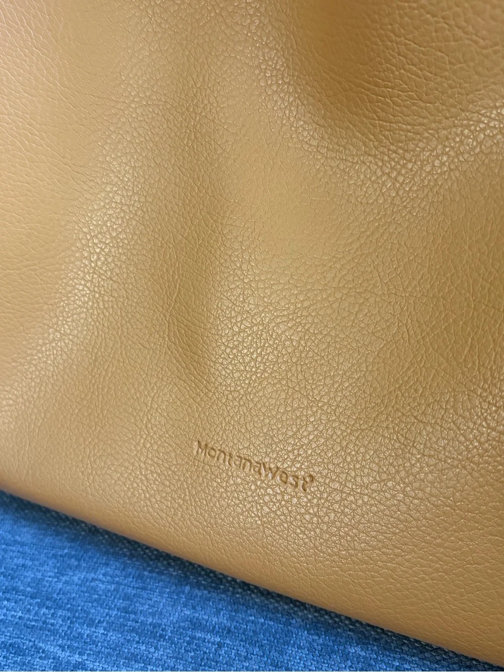 Montana West Mustard Yellow Vegan Leather Slouchy Hobo Tote Shoulder Bag